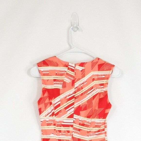 Orange FRENCH CONNECTION sheath dress 0 - Picture 4 of 4